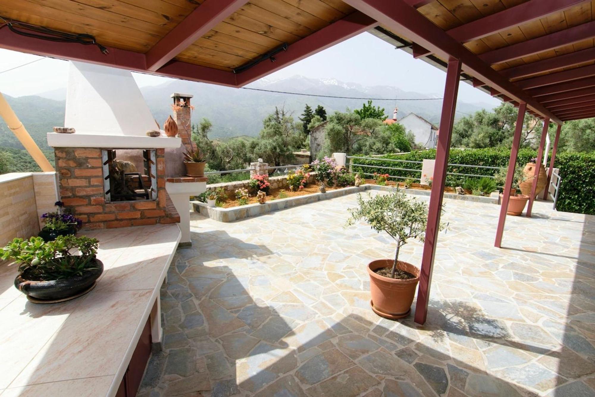 Aoria Traditional House With Stuning Mountain View Loulos Zewnętrze zdjęcie